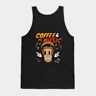 Coffee and music Tank Top